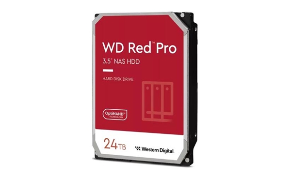 西部数据推出24TB WD Red Pro机械硬盘：适用于企业级NAS系统