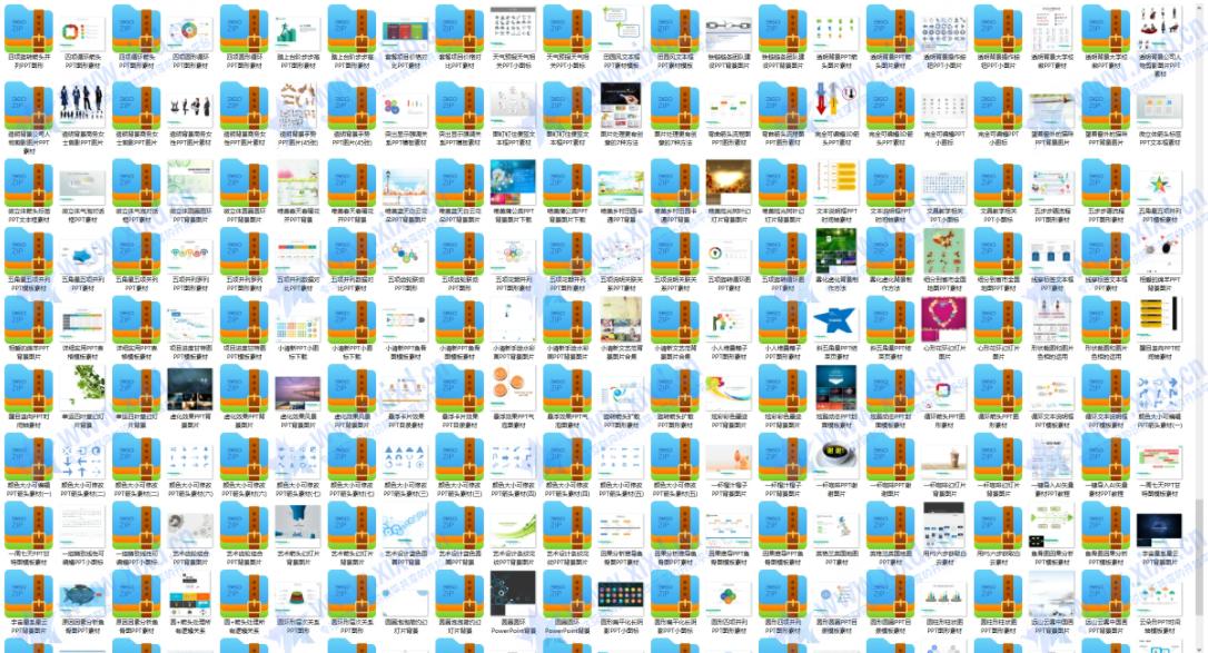 打工人必备：近千份PP模板+素材【761MB】